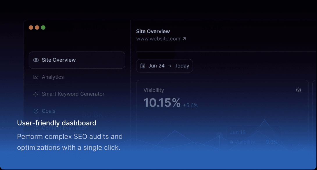 User-friendly dashboard
